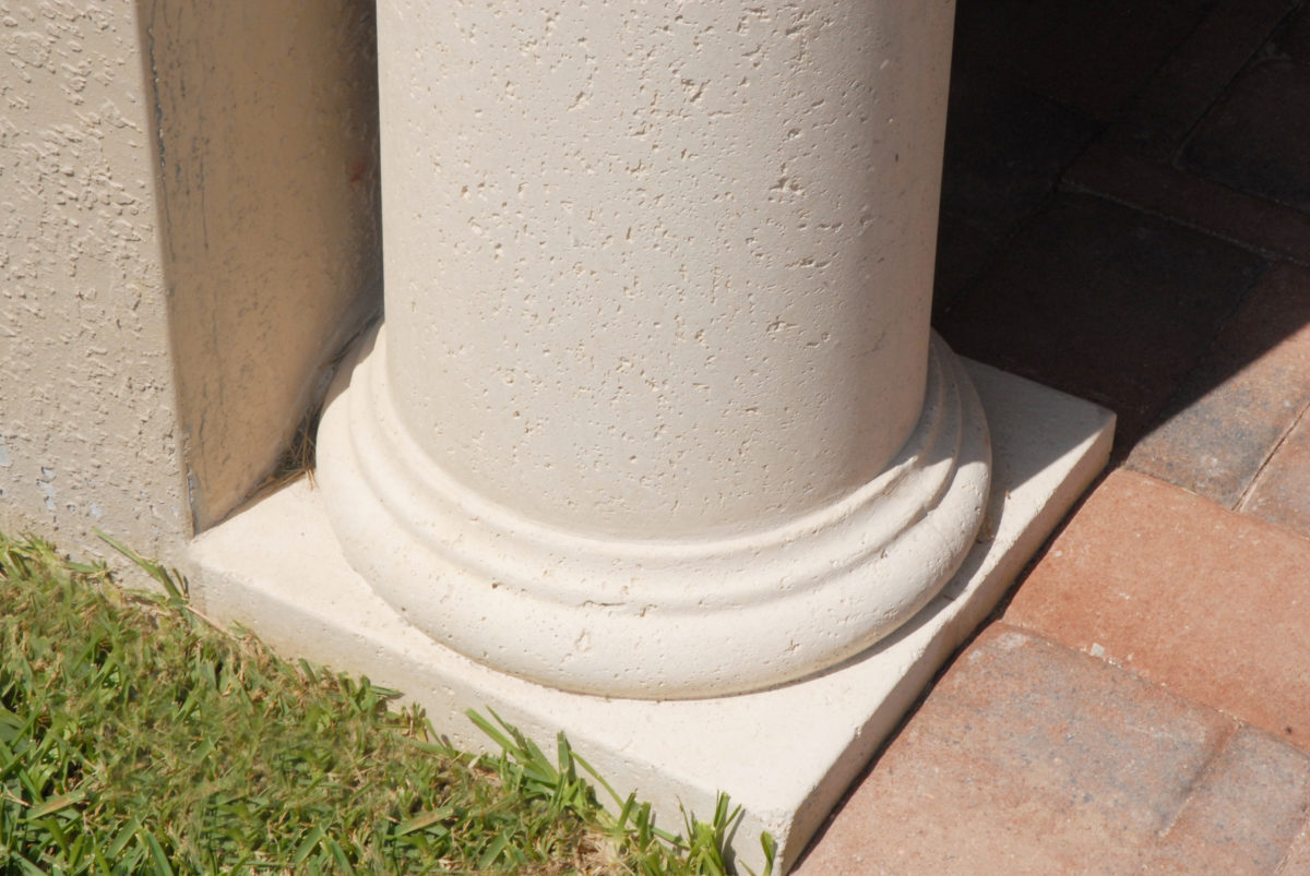 Precast column BASE Foam King Designs
